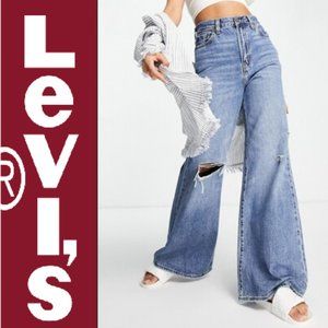Levi's Distressed High Loose Flare Women's Jeans 28 x 32